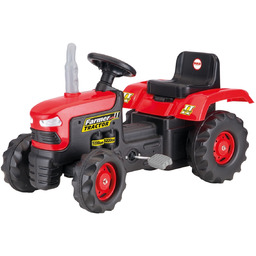 Dolu Duży traktor na pedały, czerwony