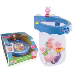 Świnka Peppa, zestaw do kąpieli z siatką