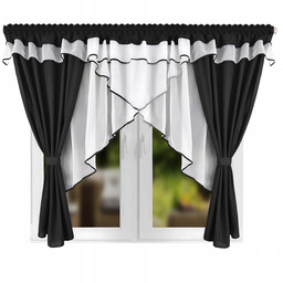 Firana Gotowa Woal na Taśmie Firanka Z Zasłonami