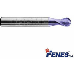 FENES Frez trzpieniowy do metalu 6 mm 2-ostrzowy