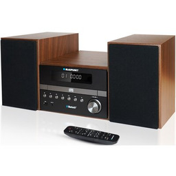 BLAUPUNKT Wieża MS46BT Ciemne drewno/Czarna, Odtw.CD/-R/-RW, BT, Tuner