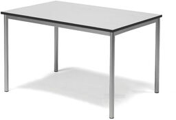 Stół BORÅS, 1200x800x720 mm, szary laminat, szary aluminium
