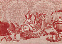 Le Jacquard Fran ais Podkładka bawełniana Festin Red