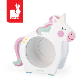 Skarbonka dla dzieci w kształcie jednorożca drewniana Janod