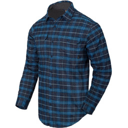 Koszula helikon greyman shirt - blue stonework plaid