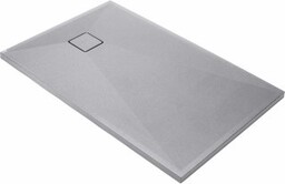 DEANTE Brodzik prostokątny CORREO granitowy 100x90 szary metalik