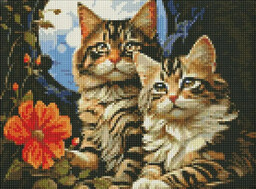 Diamentowa mozaika - Magiczne kocięta 30x40cm - Ideyka