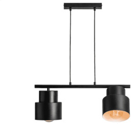 Lampa wisząca nowoczesna KADM I_x000D_ 2 BLACK 1028H1