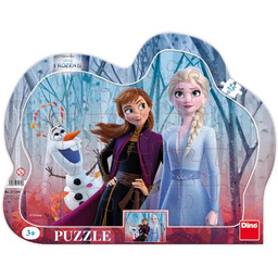 Puzzle ramkowe Kraina Lodu Frozen II Przyjaciele 25