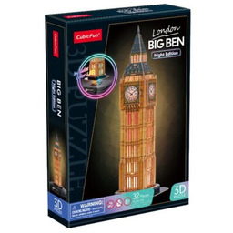 CUBIC FUN Puzzle 3D LED Big Ben Wersja