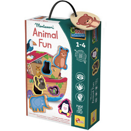 Montessori Baby Wood Animal Fun