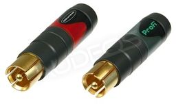 Wtyk RCA Neutrik Profi NF2C-B/2 (para)