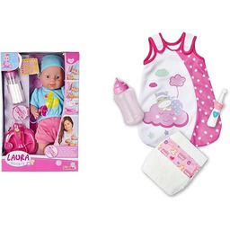 Laura Gute Nacht akcesoria dla niemowląt, śpiwór, szczotka