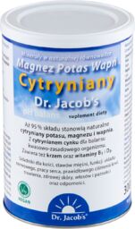 Dr. Jacob''s Cytryniany Magnez Potas Wapń, proszek, 300