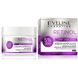 Eveline Retinol Therapy Regenerujący Krem-Ampułka 5% Kompleks Naprawczy