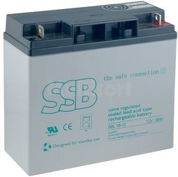 Akumulator kwasowo-ołowiowy SSB 12V 18Ah żywotność 10-12 lat