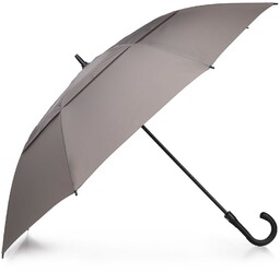 Parasol golfowy półautomatyczny szary