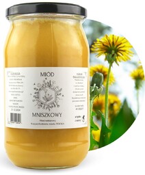 Miód Mniszkowy 1050G Naturalny Polski