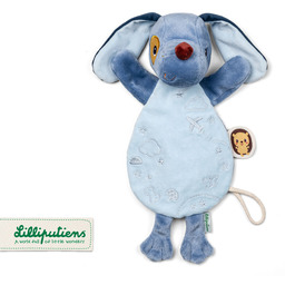 Pacynka świecąca w ciemności Lilliputiens 83614 Przytulanka Piesek