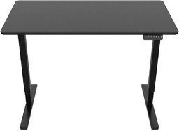 Elior Czarne metalowe wysokie biurko elektryczne ergonomiczne