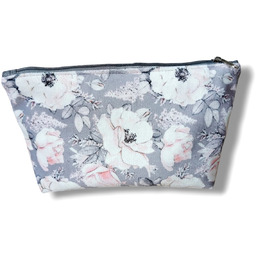 Kosmetyczka damska organizer do torebki etui kosmetyczka welurowa