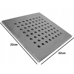 Ruszt Żeliwny Dziurkowany Do Kominka Pieca 22x22