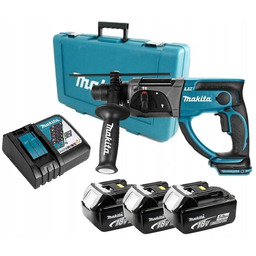 Makita Młotowiertarka Sds+ 18V 3x5,0Ah zestaw DHR202RTE3 walizka