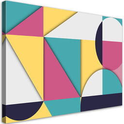 Obraz, Geometryczne kształty abstrakcja 90x60