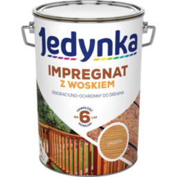 Jedynka Impregnat do drewna z woskiem Orzech 5L