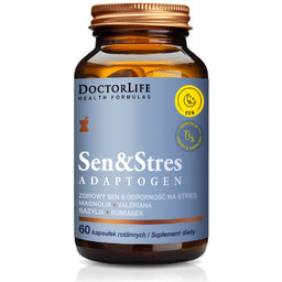 DOCTOR LIFE_Sen&Stres Adaptogen suplement diety wspomagający sen 60