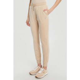 GUESS Beżowe damskie spodnie dresowe Couture M