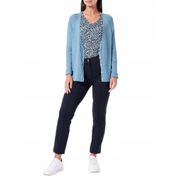 GERRY WEBER BŁĘKITNY SWETER Z DEKOLTEM V