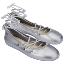 Melissa Beta AD Silver Baleriny Damskie Srebrne 39