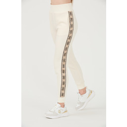GUESS Beżowe damskie spodnie dresowe Britney Jogger XL