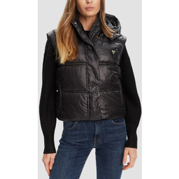GUESS Czarna damska kamizelka Padded Vest