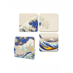 Podkładki Hokusai Katsushika - The Great Wave (4