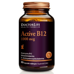 Doctor Life Active B12 1000mcg, 60 kaps.