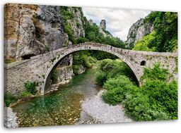 Obraz, Stary kamienny most 120x80