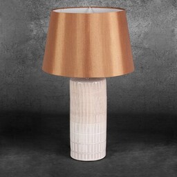 Lampa ceramiczna EDNA 33 x 56 cm kremowy,beżowy