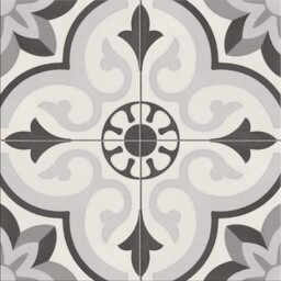 Gres szkliwiony dekor MARRAKESH mix 2 grey mat