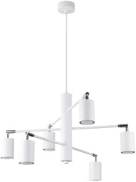 Żyrandol LEMMI 6 biały SL.1206 - Sollux
