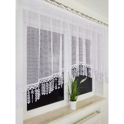 Krótka Firanka Z Siateczki Gipiura Łuk Do Salonu