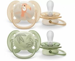 Avent Philips Smoczek uspokajający Ultra soft 0-6 boy