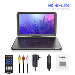Przenośny Samochodowy Odtwarzacz DVD 17.5'' LCD Fioletowy 5000mAh