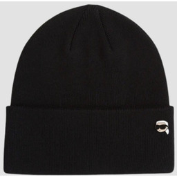 KARL LAGERFELD Czapka zimowa z przypinką Ikon