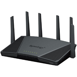 Synology RT6600AX trójpasmowy router Wi-Fi 6, czarny