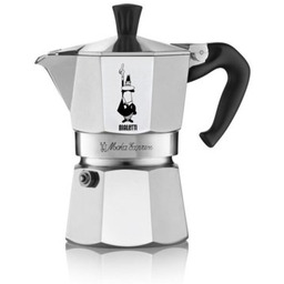 BIALETTI Kawiarka Moka Express 6 TZ Srebrno-czarny 270