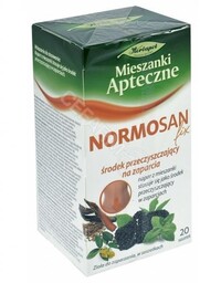 Normosan Fix zioła do zaparzania, 20 saszetek (data
