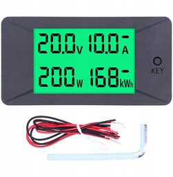 Moduł Panelowy 2W1 Woltomierz Amperomierz Miernik Mocy 100V