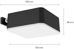 Kinkiet LED Philips Vynce, głowica 10,5 x 10,5